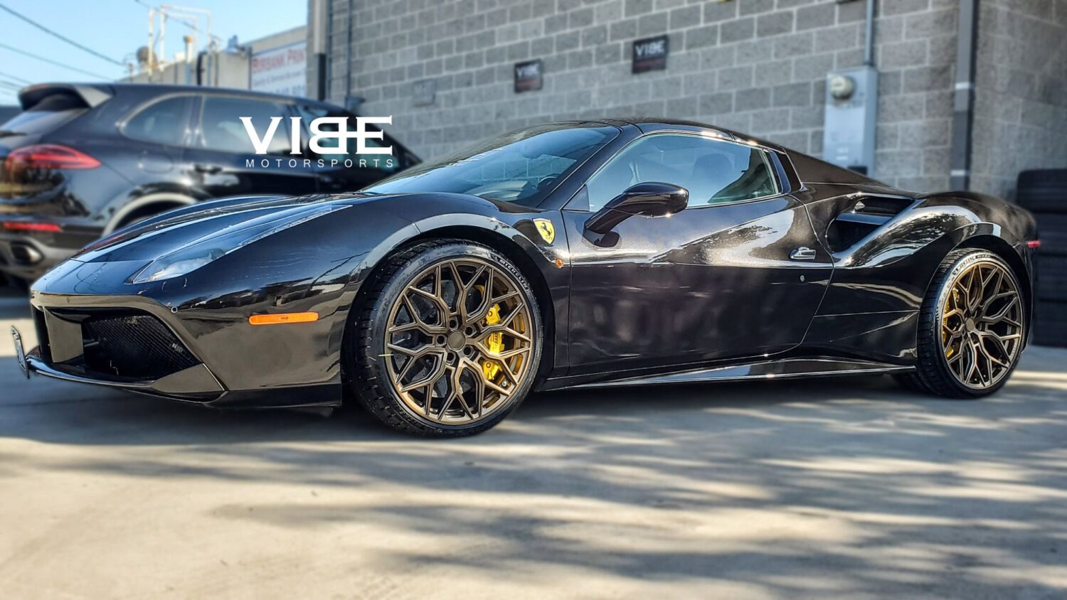 Ferrari 488 with 20×9 and 21×12-inch Vossen HF-2
