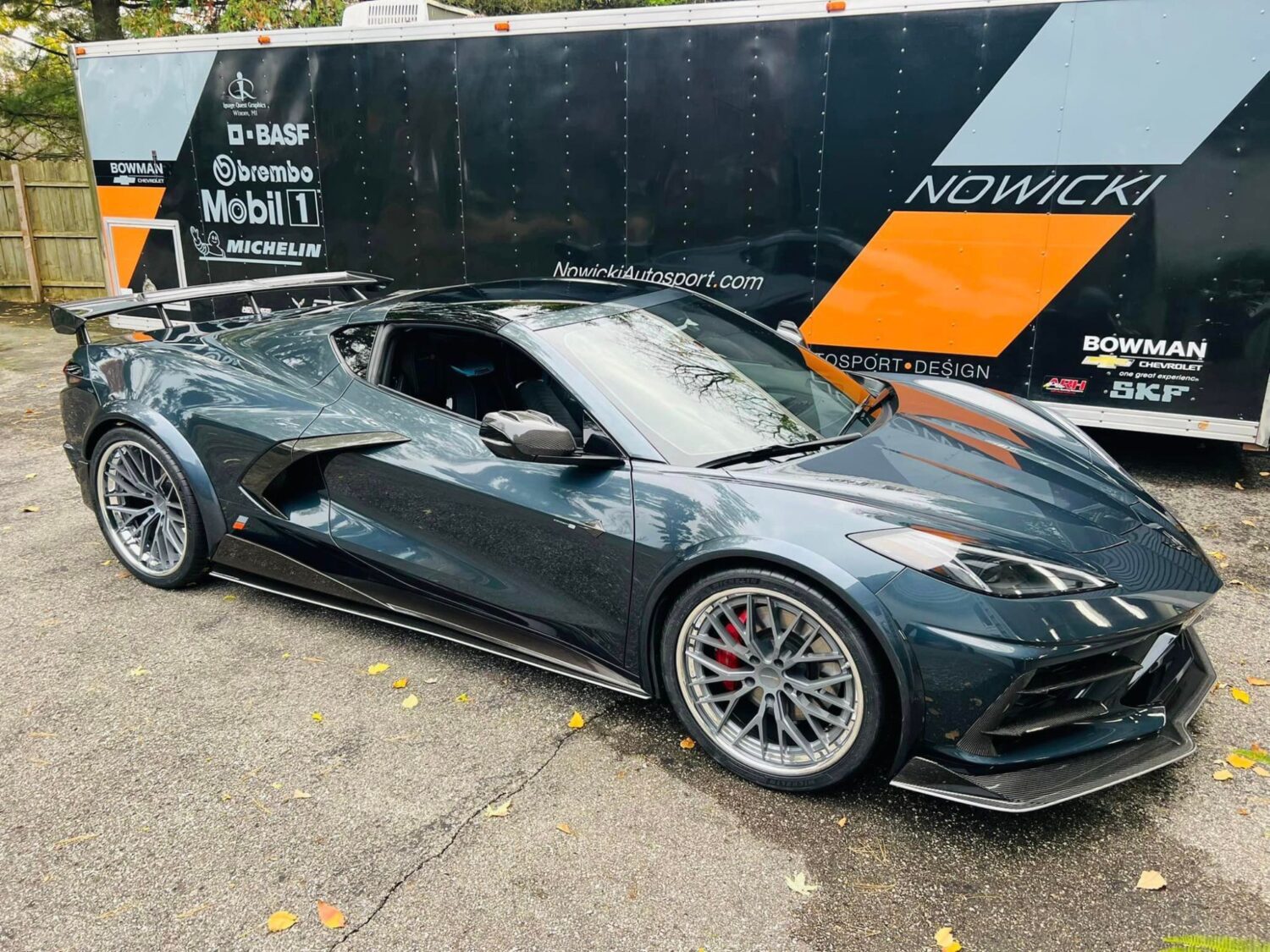 Chevrolet Corvette C8 Stingray with 20×10 and 21×12.5-inch Forgeline AL303
