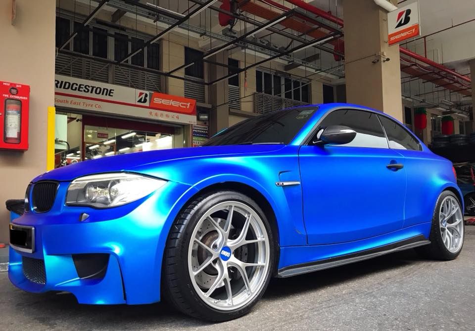 BMW 1M with 19-inch BBS RI-D
