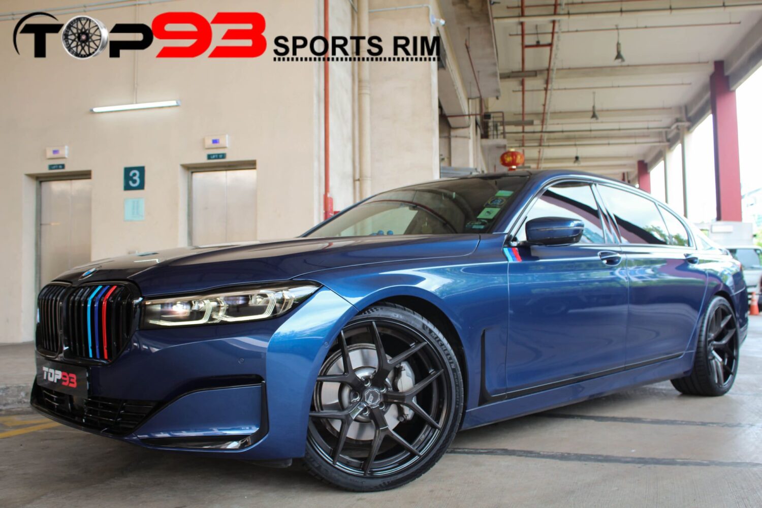 BMW 7 Series G11/G12 with 21×9 and 21×10.5-inch BC Forged HT02
