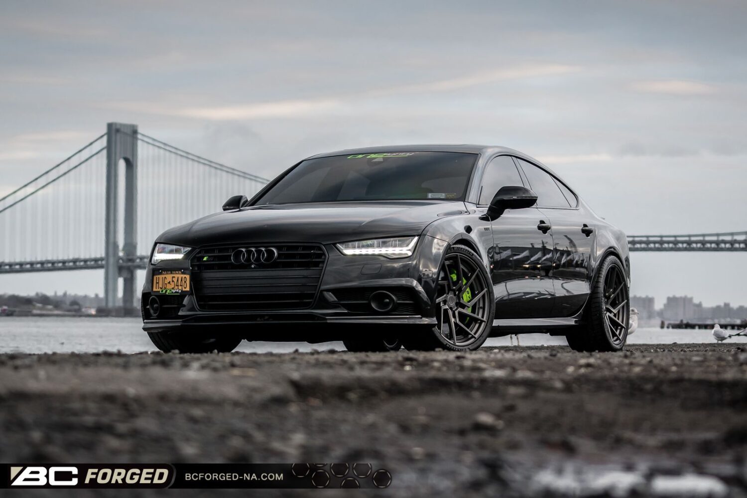 Audi S7 C7 with 20×10-inch BC Forged HCA218
