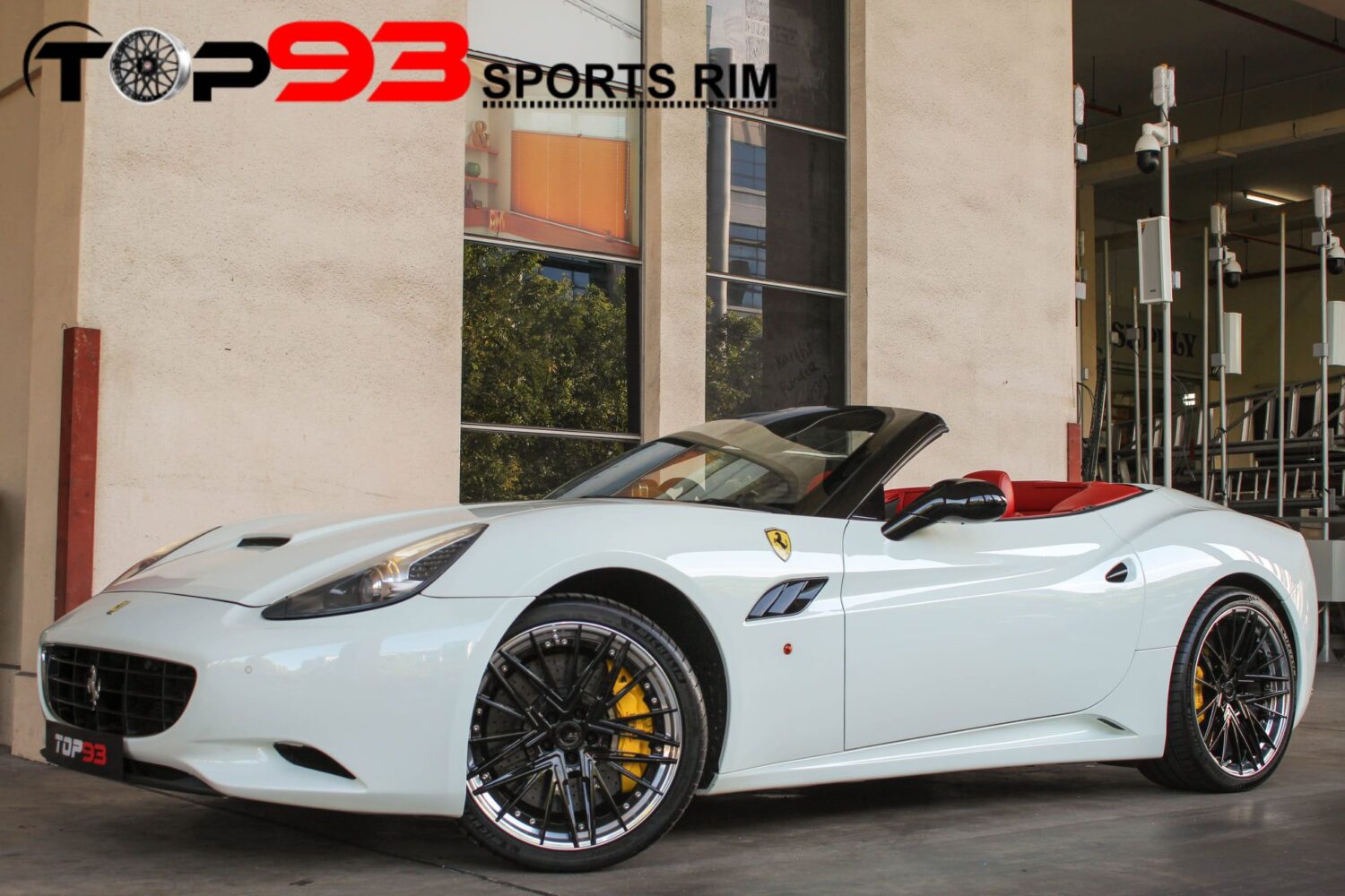 Ferrari California with 20×8.5 and 21×10.5-inch BC Forged HCA385S