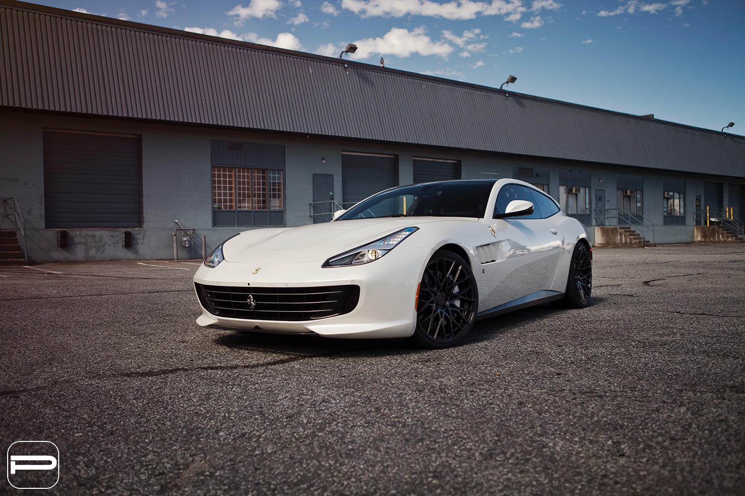 Ferrari GTC4 Lusso with 21×9 and 22×12-inch PUR FL25
