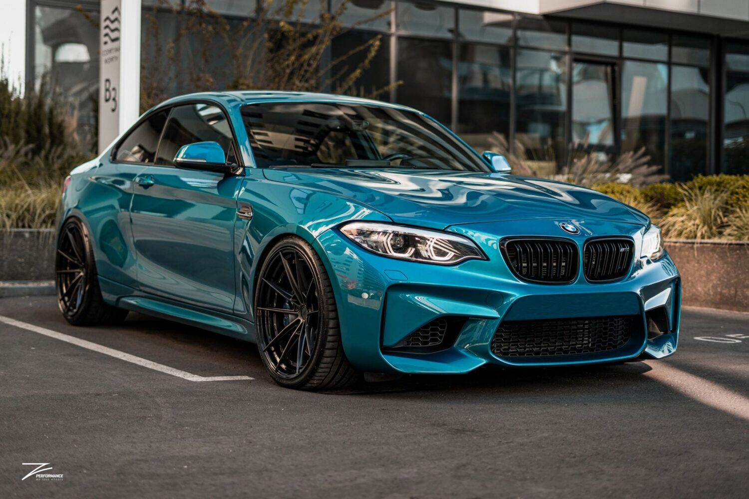 BMW M2 F87 with 20×9.5 and 20×11-inch Z Performance ZP.MODULAR 1
