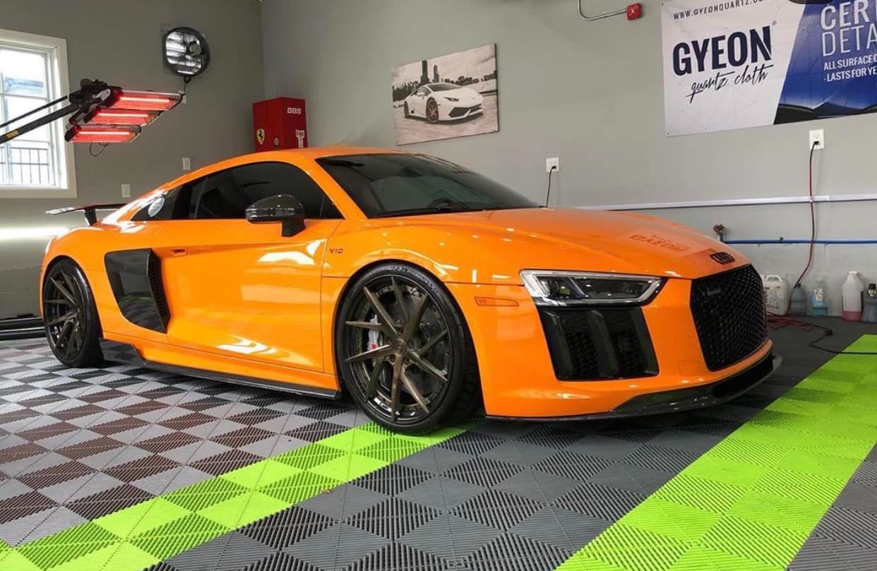 Audi R8 with 20×9 and 21×12-inch Signature SV307S
