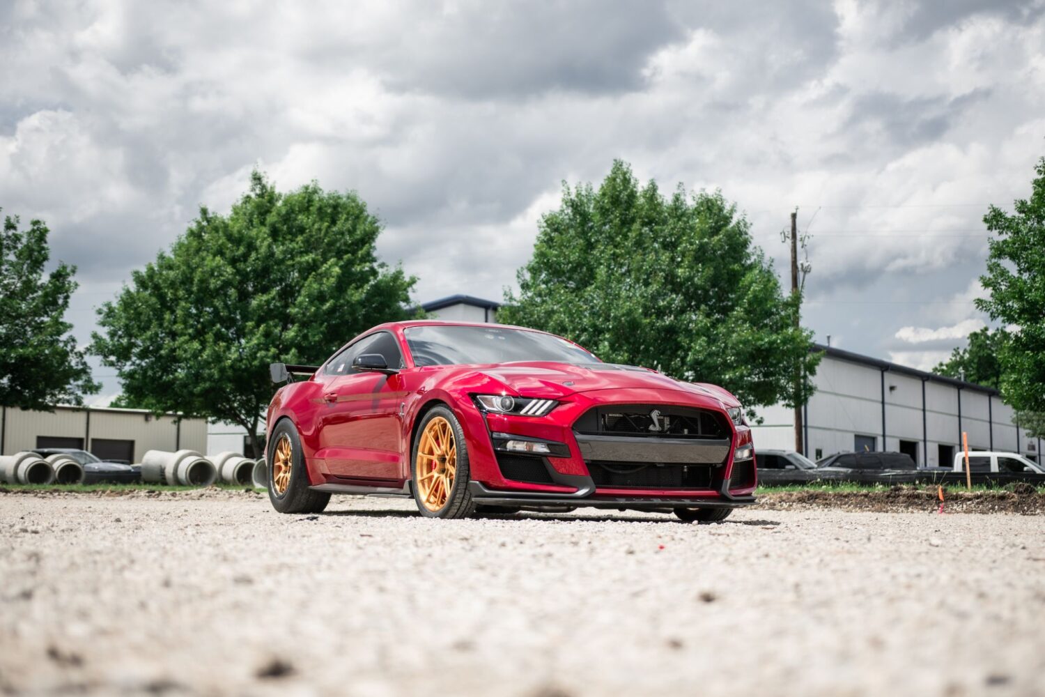Ford Shelby Mustang GT500 with 18×11-inch Forgeline GS1R Beadlock
