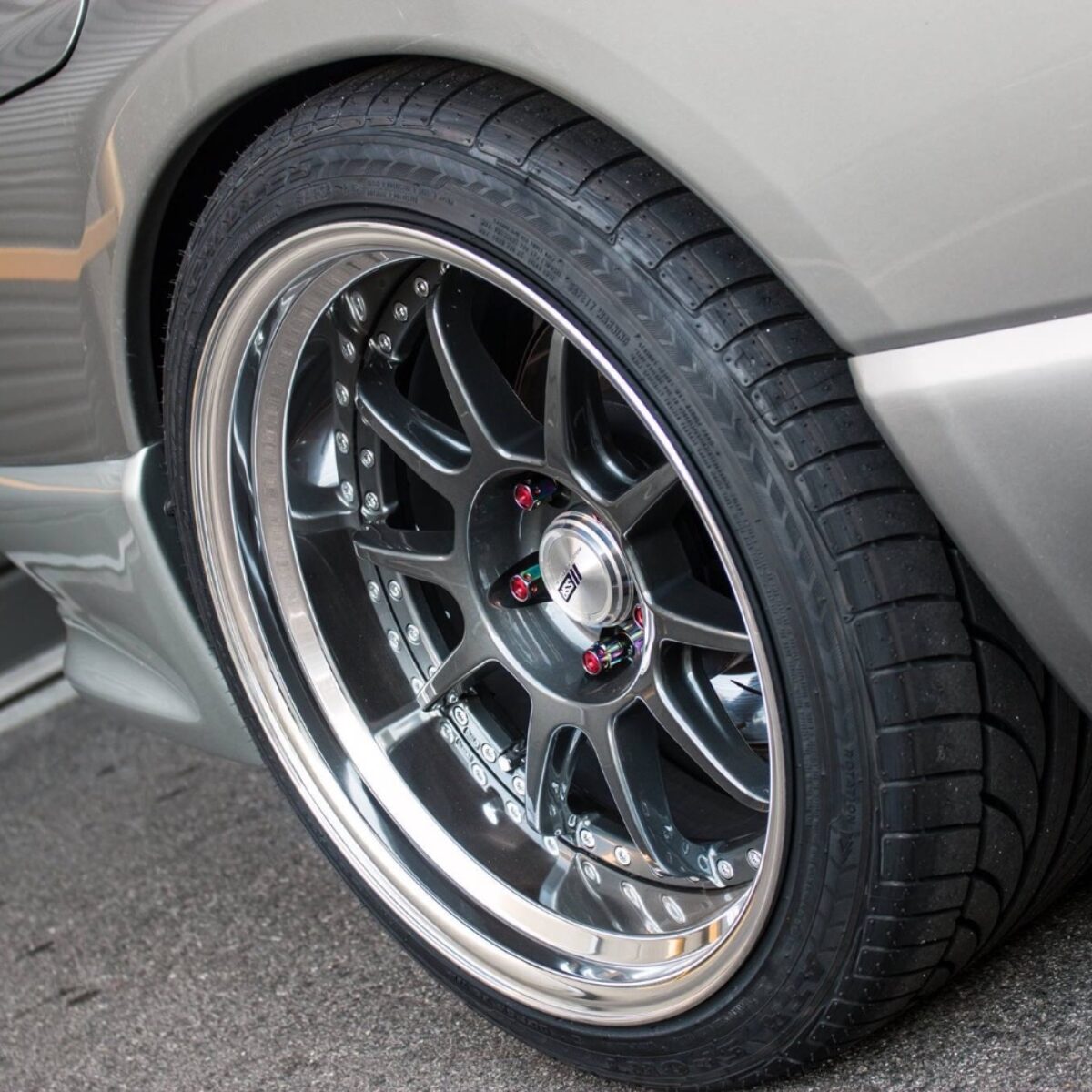 Nissan Skyline R33 Grey SSR PROFESSOR SP3 | Wheel Front