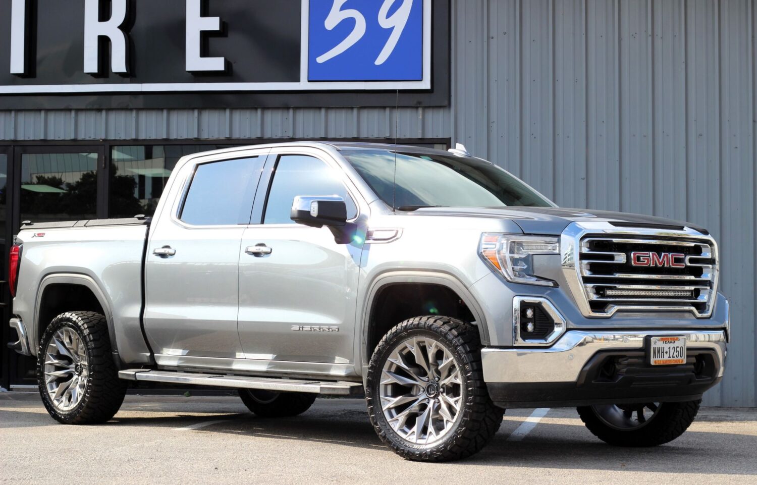 GMC Sierra with 22×12-inch Fuel Off-Road Flame 6 D806
