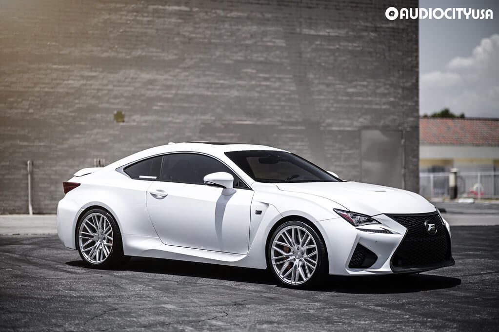 Lexus RC F with 20×10 and 20×11-inch Road Force RF13