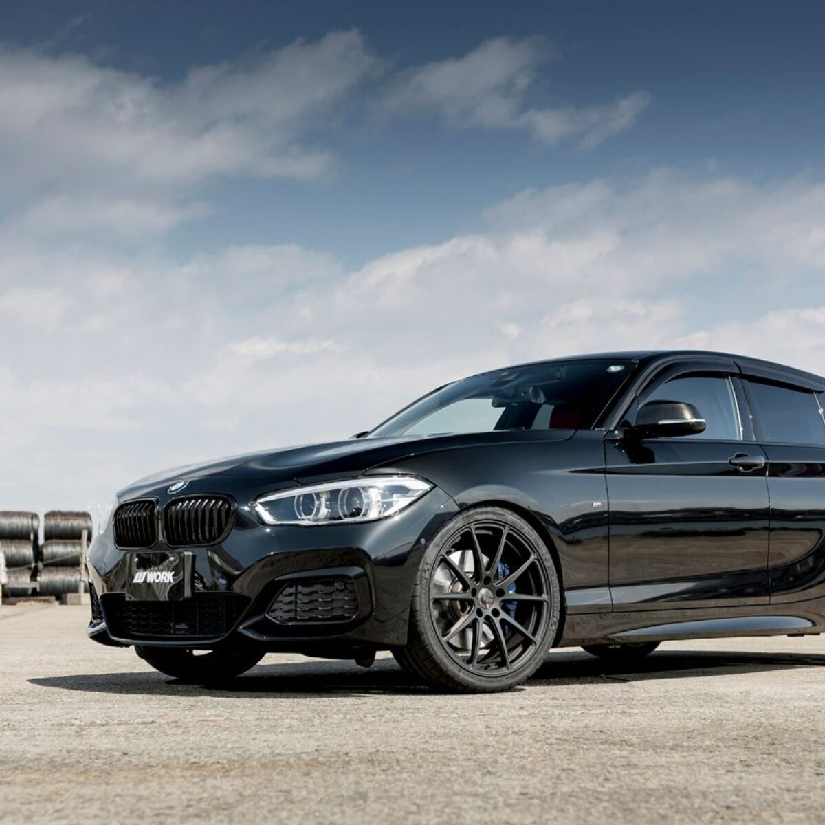 BMW 1 series F20 Black Work Gnosis FMB01 | Wheel Front BMW 1 series F20 Black Work Gnosis FMB01 | Wheel Front