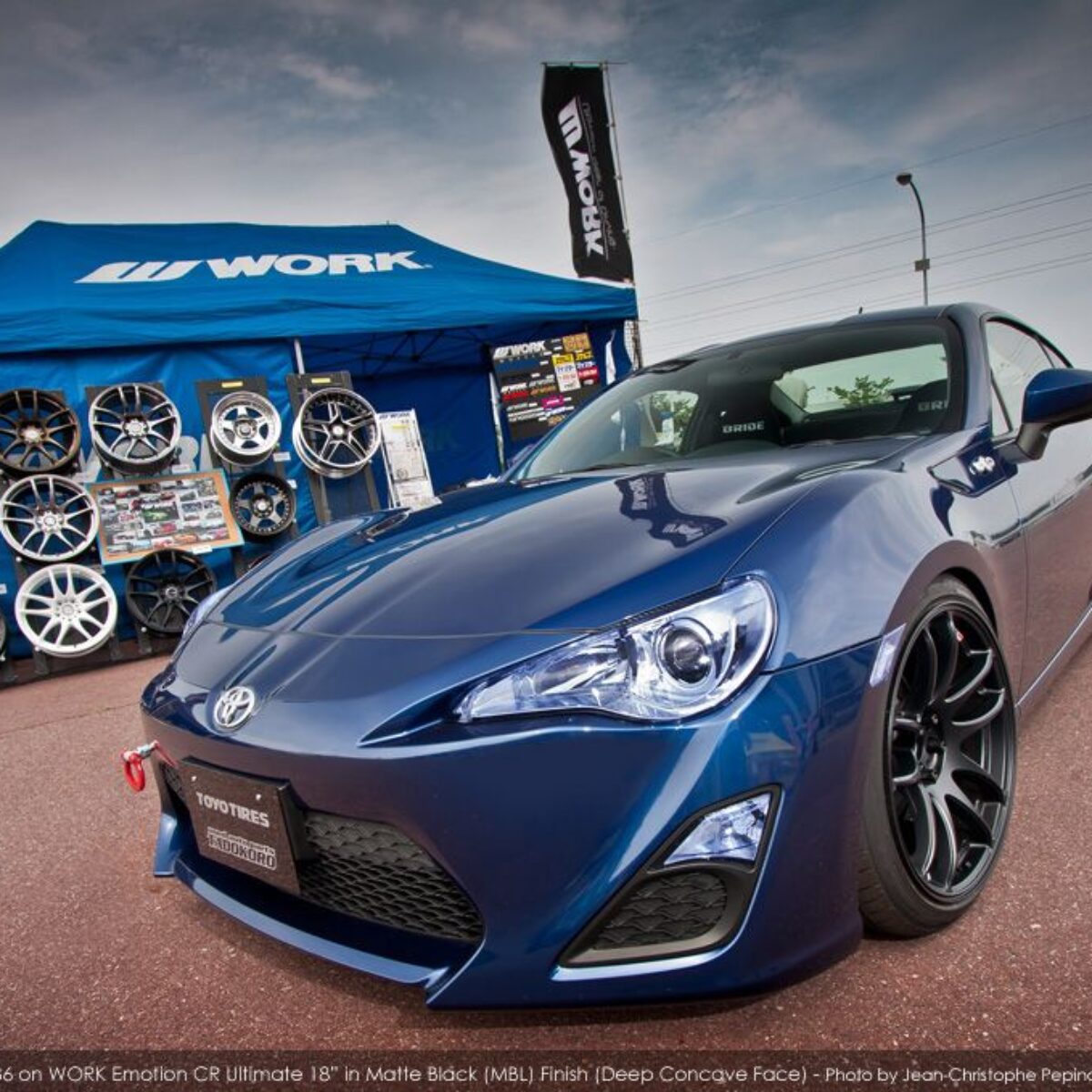 Toyota 86/Scion FR-S Blue Work Emotion CR Kiwami | Wheel Front