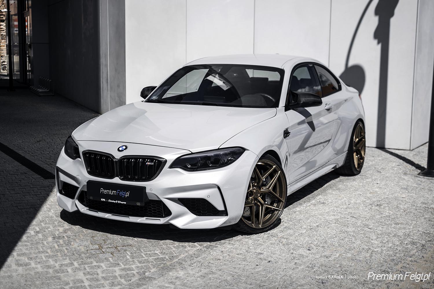 BMW M2 Competition F87 White With Bronze Concaver CVR2
