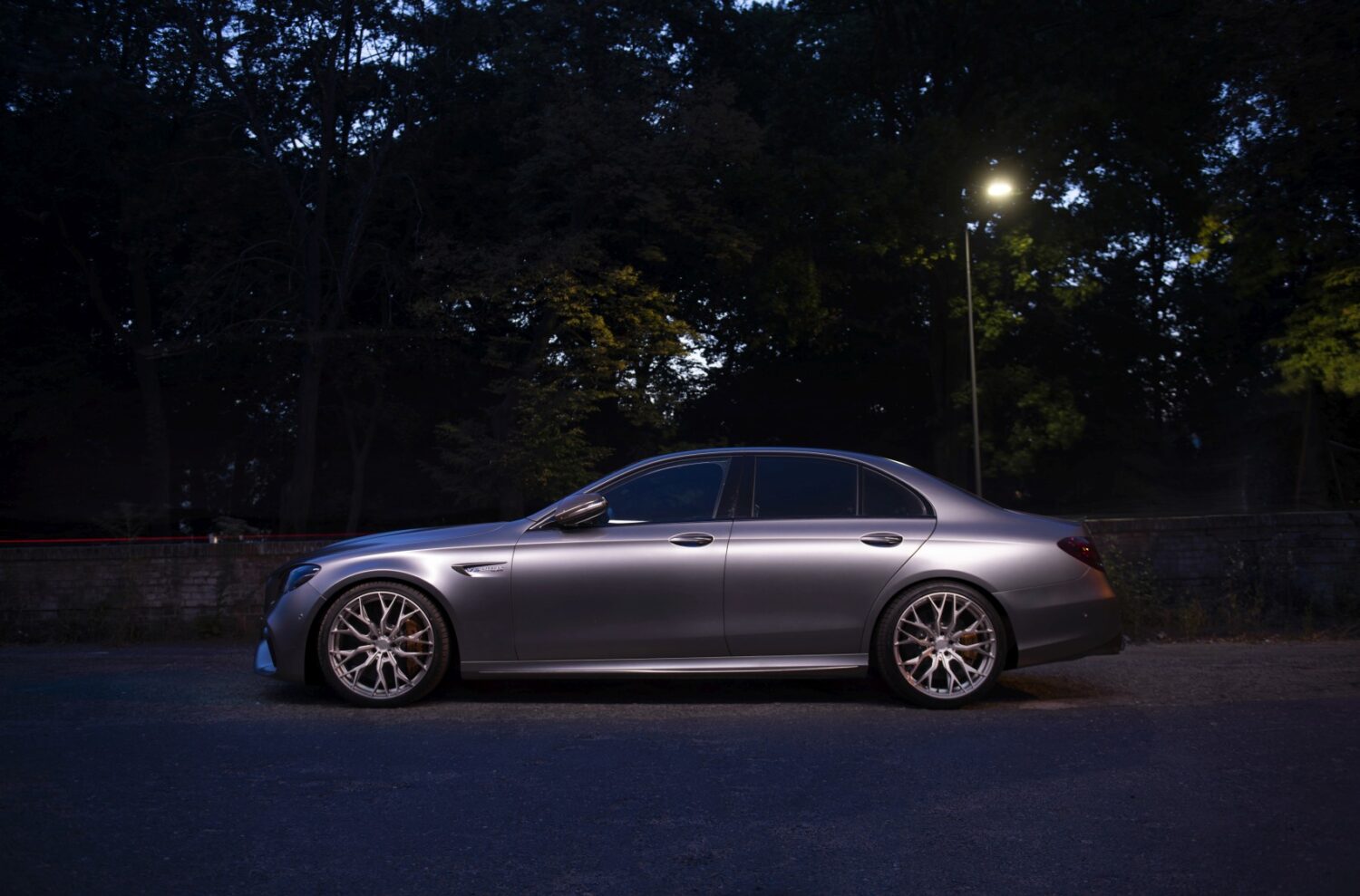Mercedes-Benz E63 AMG with 20×9 and 20×10-inch Concaver CVR1