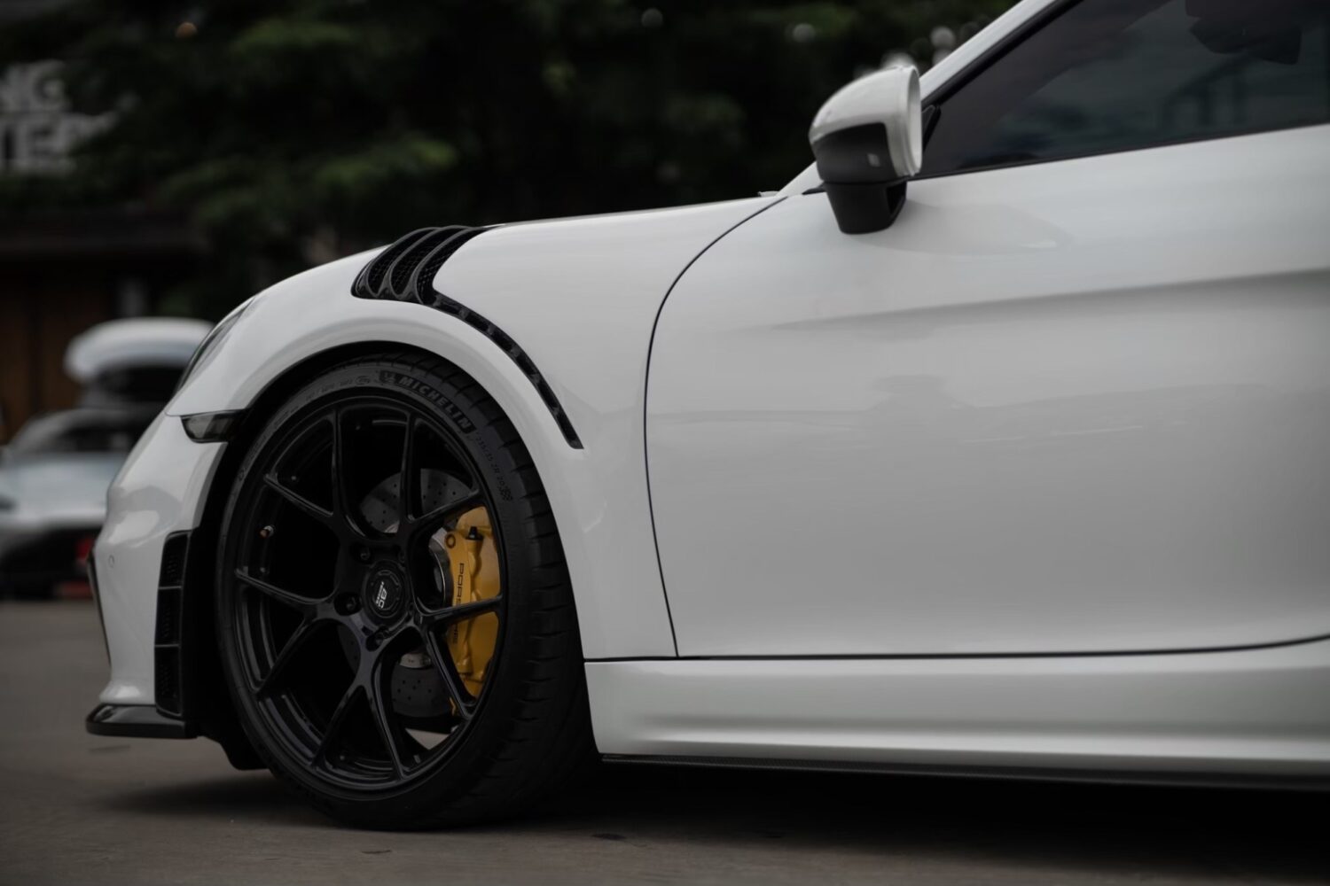 Porsche Cayman 718 with 20×8.5 and 20×10.5-inch BC Forged RZ05