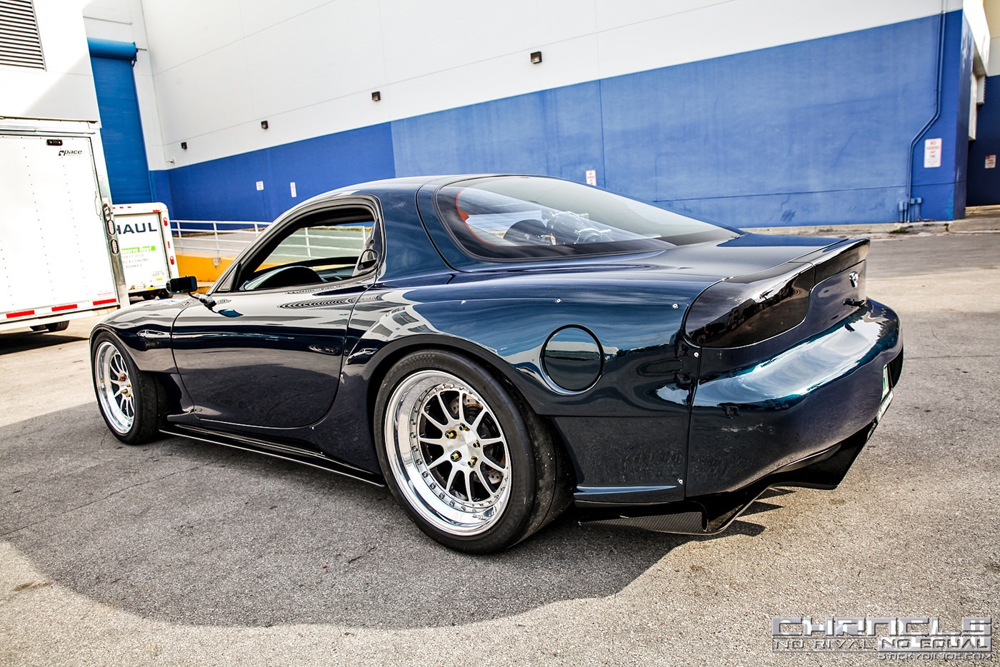 Mazda RX-7 with 18-inch CCW D110