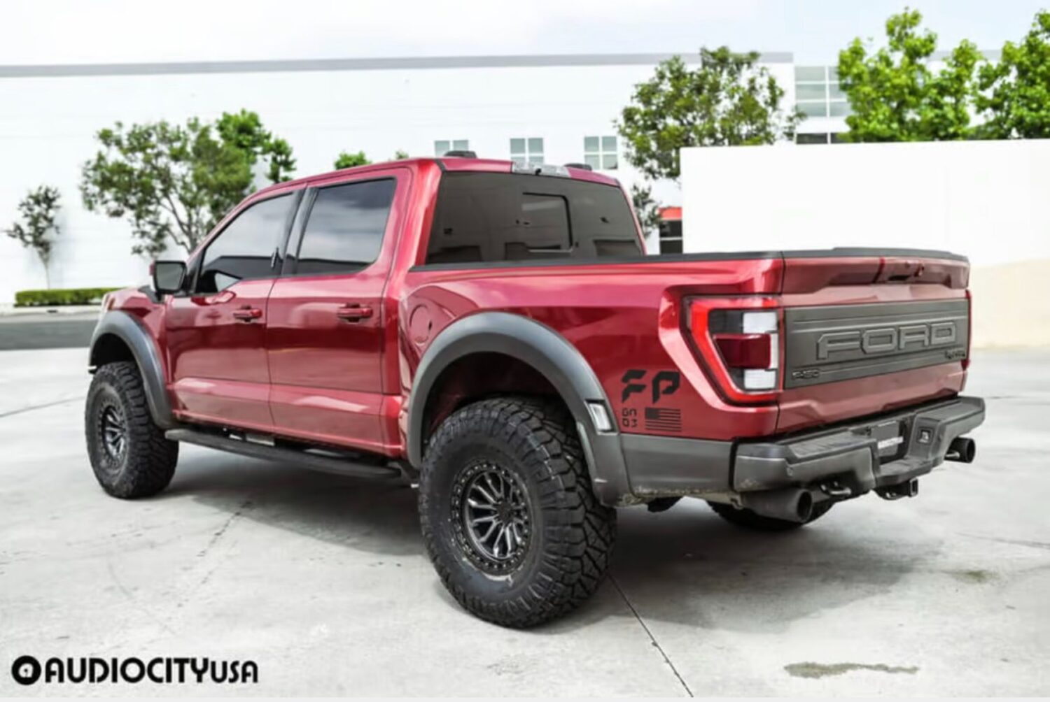 Ford F-150 with 17×9-inch TIS 556AB
