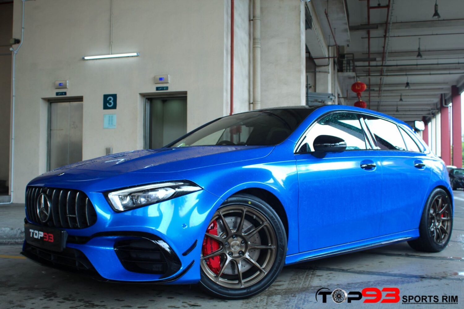 Mercedes-Benz A45 AMG W177 with 18-inch BC Forged RZ39