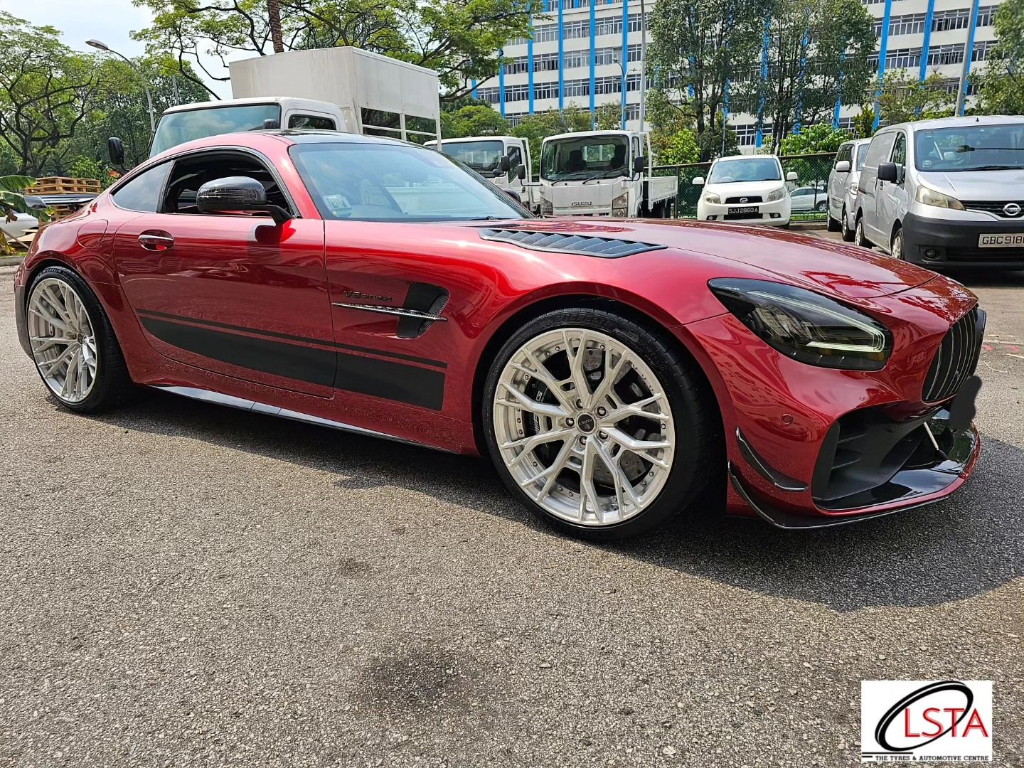 Mercedes-Benz AMG GT with 20 and 21-inch ANRKY S2-X5