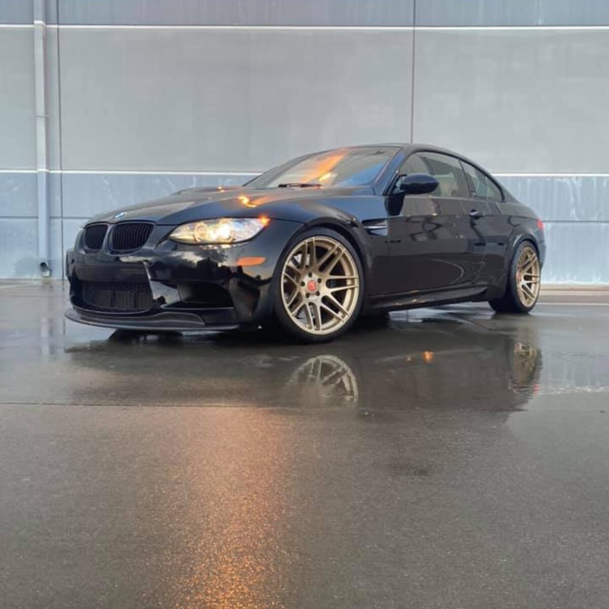 BMW M3 E92 Black with Bronze Forgestar F14 | Wheel Front