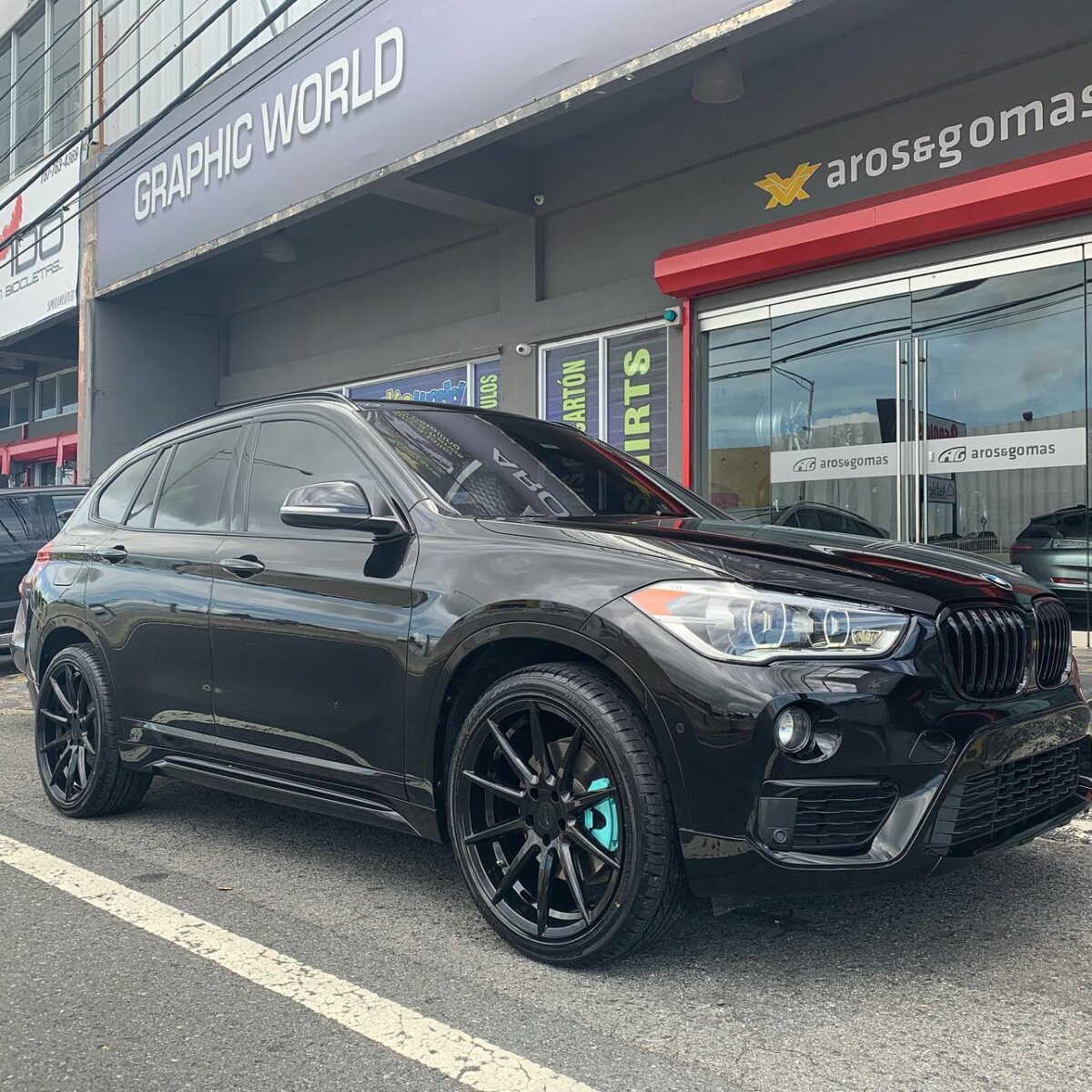 BMW X1 F48 Black TSW Clypse | Wheel Front