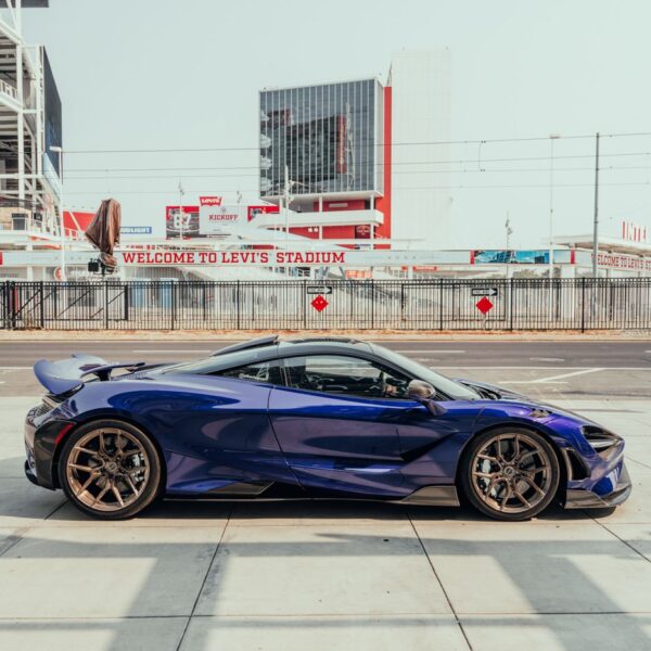 McLaren 765LT with 19×9 and 20×12-inch Brixton Forged CM5R Ultrasport+