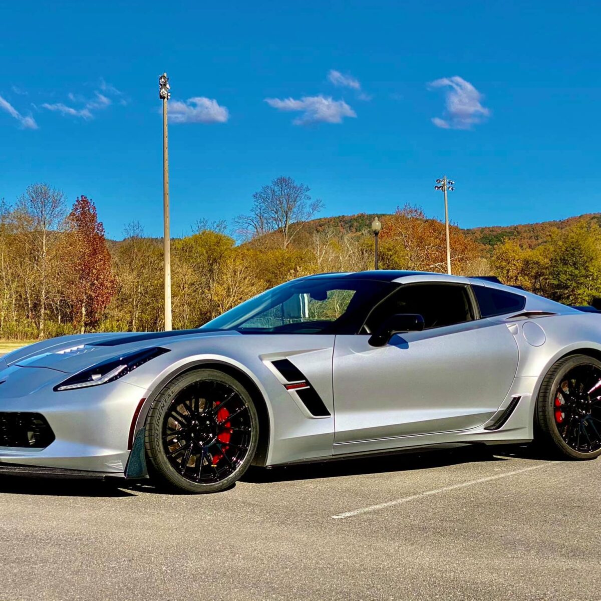 クールな価格でホットなピック C7 Corvette Chevrolet Grand EH183 Forged BC Silver Sport サッカーボール