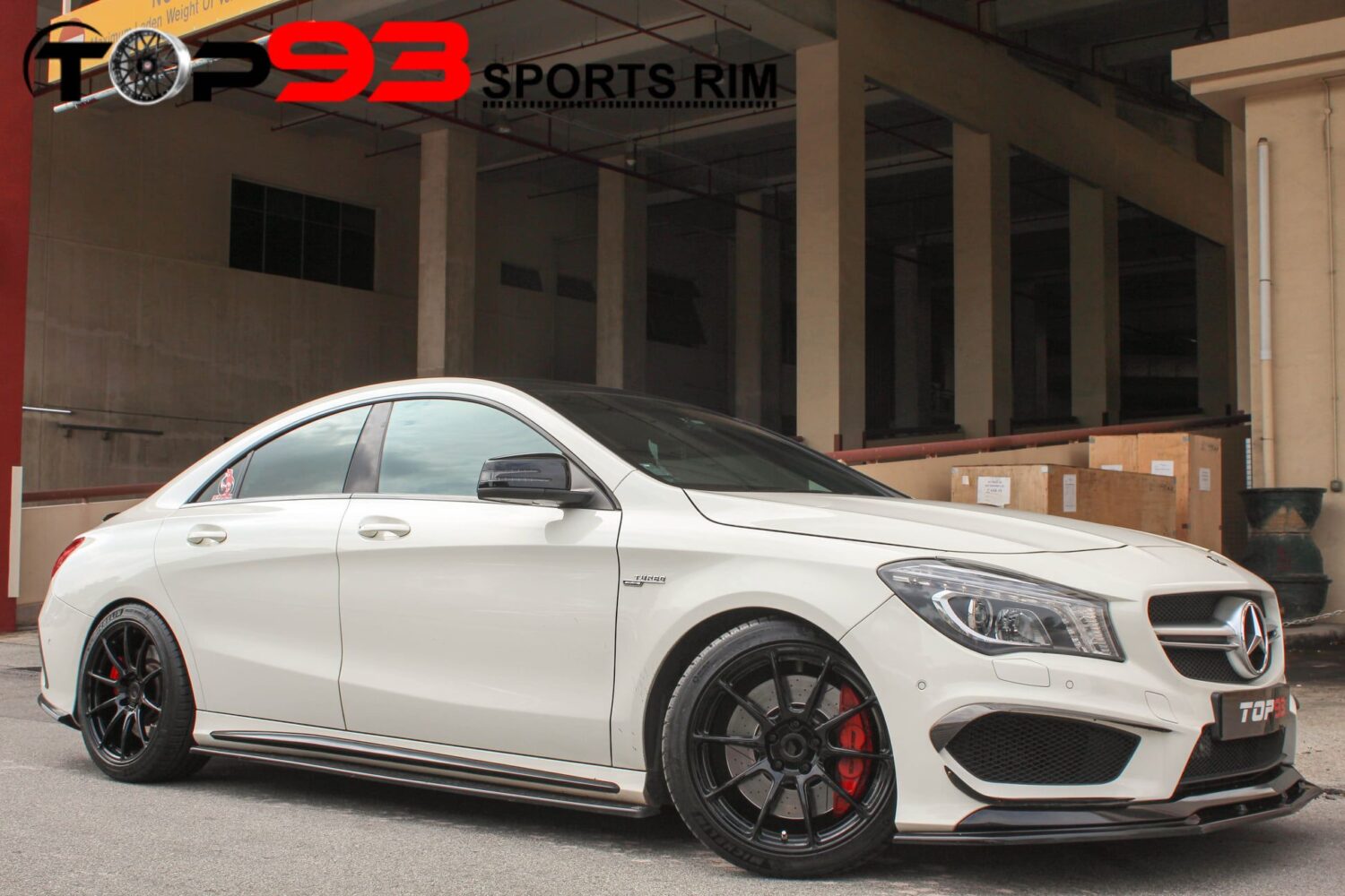 Mercedes-Benz CLA45 AMG C117 with 18×8.5-inch BC Forged RZ10