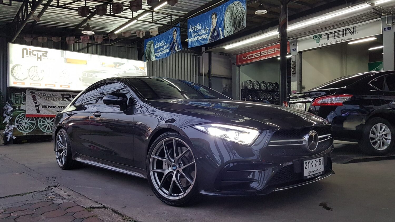 Mercedes-Benz CLS C257 with 20-inch BBS CI-R