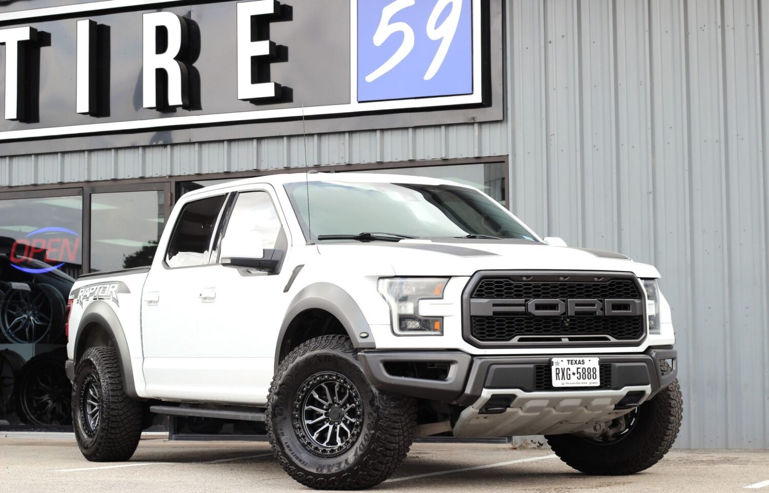 Ford F-150 Raptor with 17×9-inch TIS 556AB
