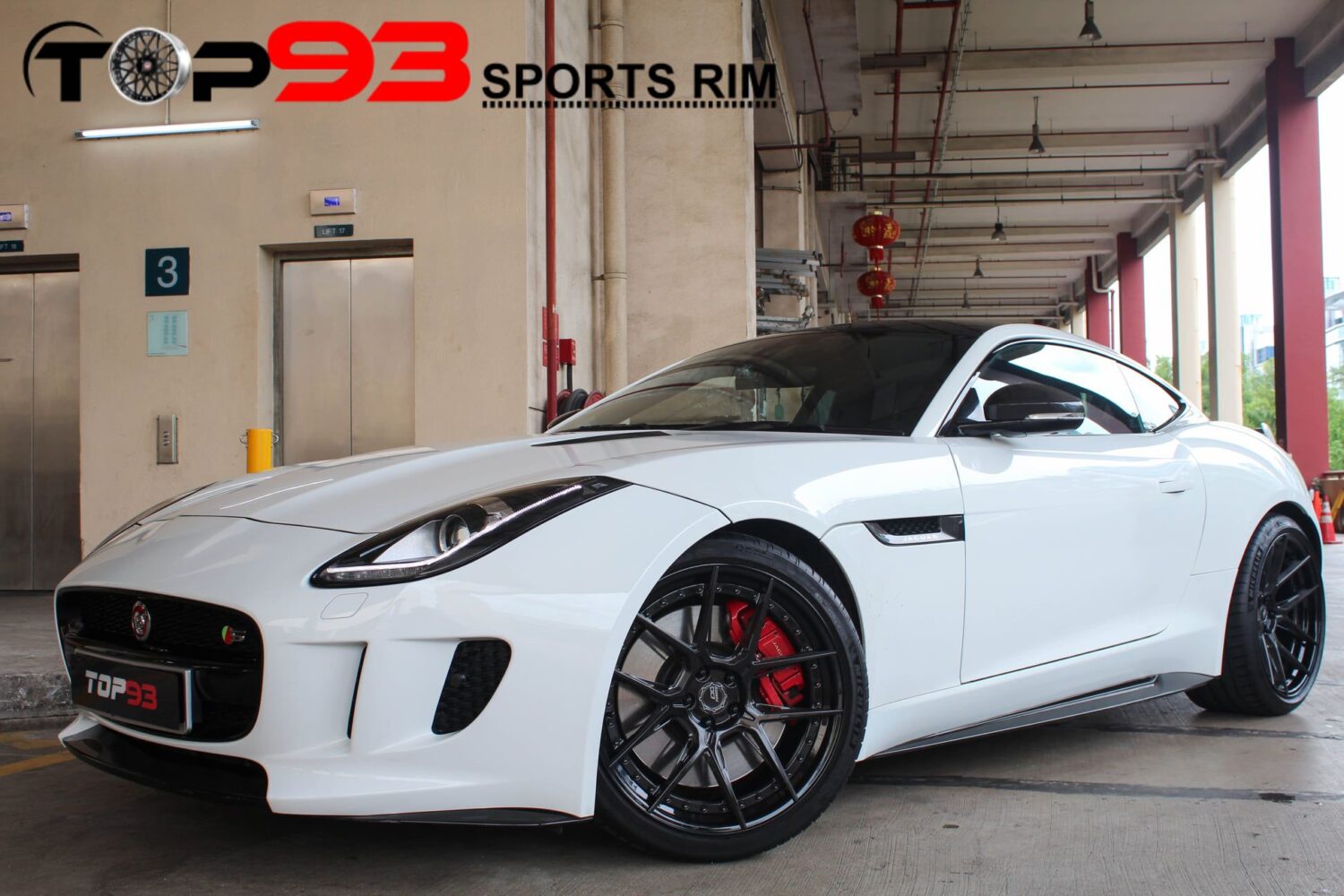 Jaguar F-Type with 20×9.5 and 20×11-inch BC Forged HCA381S
