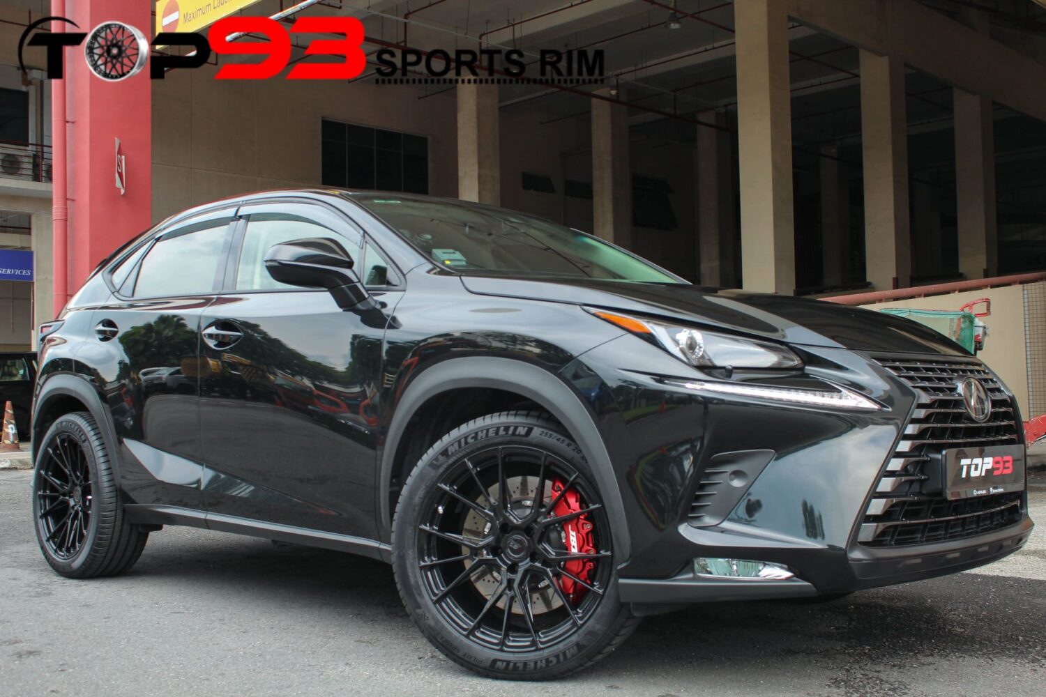 Lexus NX with 20×9-inch BC Forged EH184