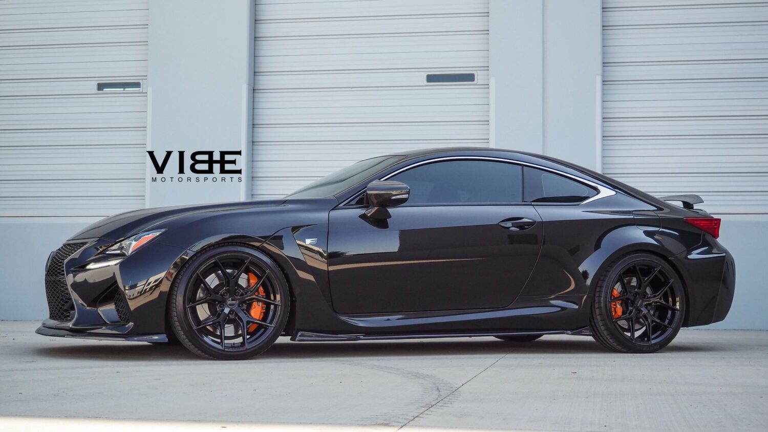 Lexus RC F with 20×9 and 20×10-inch Vossen HF-5