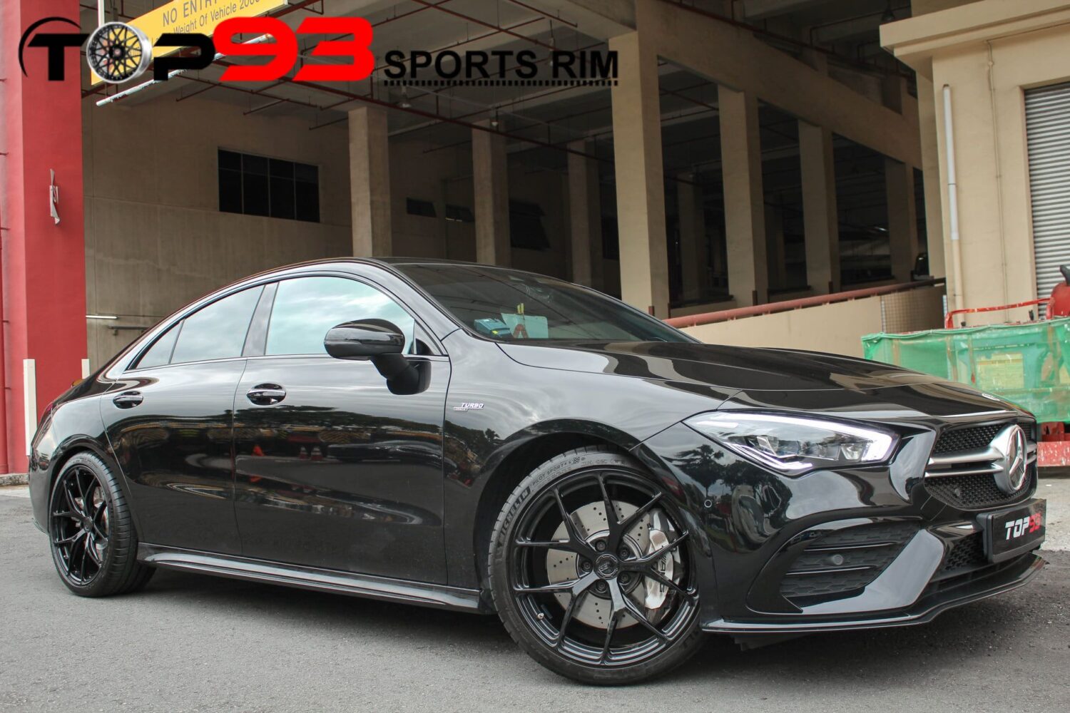 Mercedes-Benz CLA35 AMG C118 with 19×8.5-inch BC Forged RZ21