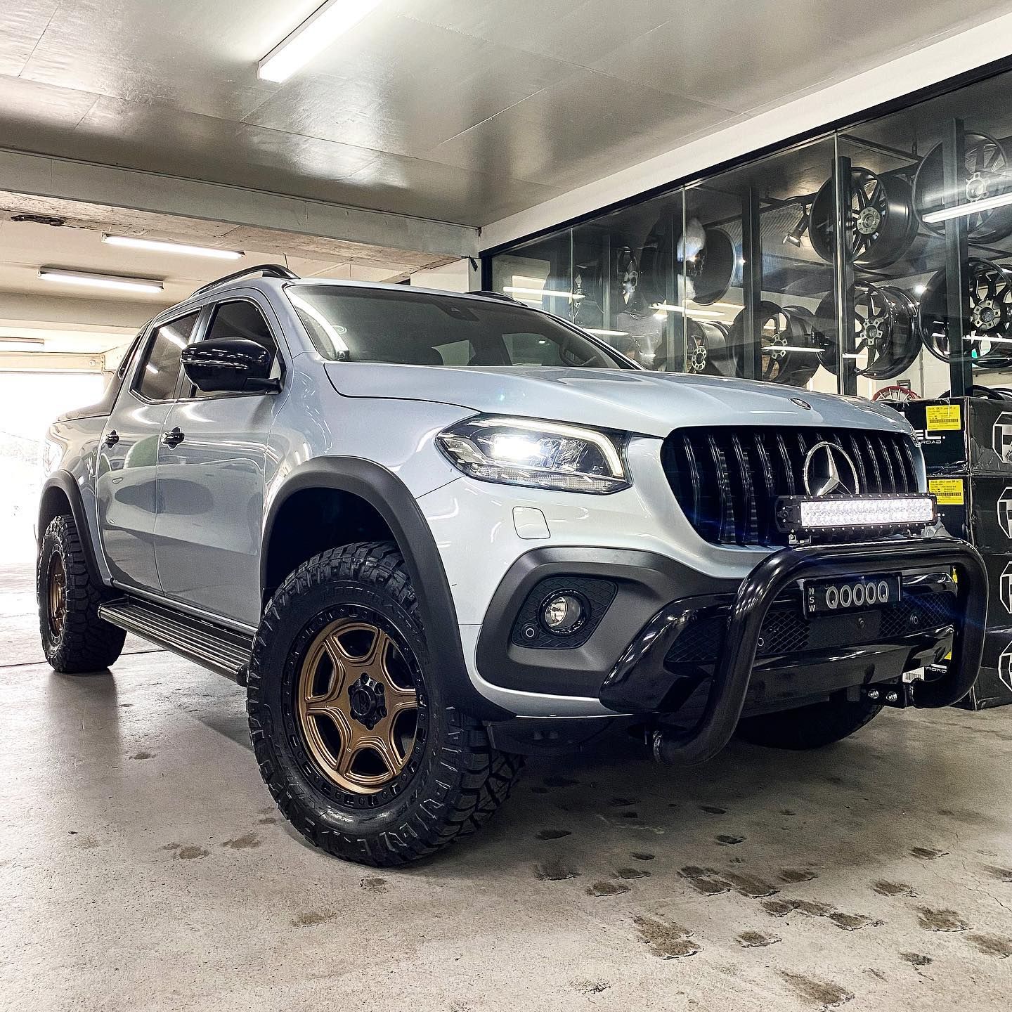 Mercedes-Benz X-Class with 18×8.5-inch KMC XD139 PORTAL
