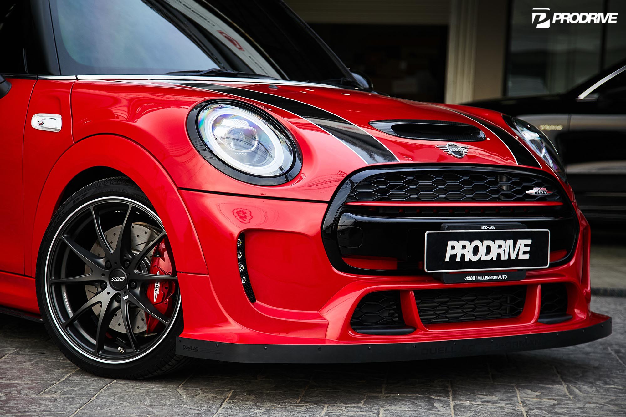 Mini Cooper S F56 Red Rays Volk G25 Mini Cooper S F56 Red Rays Volk G25