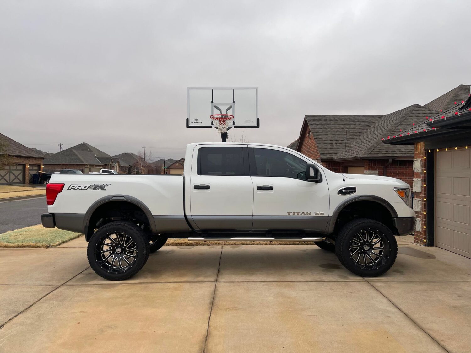 Nissan Titan with 24×12-inch Hardcore Off-Road HC15