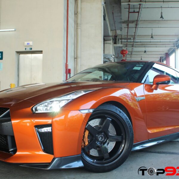 Nissan GT-R R35 with 20×10 and 20×11-inch BC Forged TD03