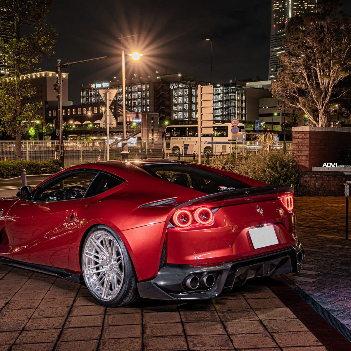 Ferrari 812 Superfast Red with ADV.1 ADV10.0 Track Spec Advanced