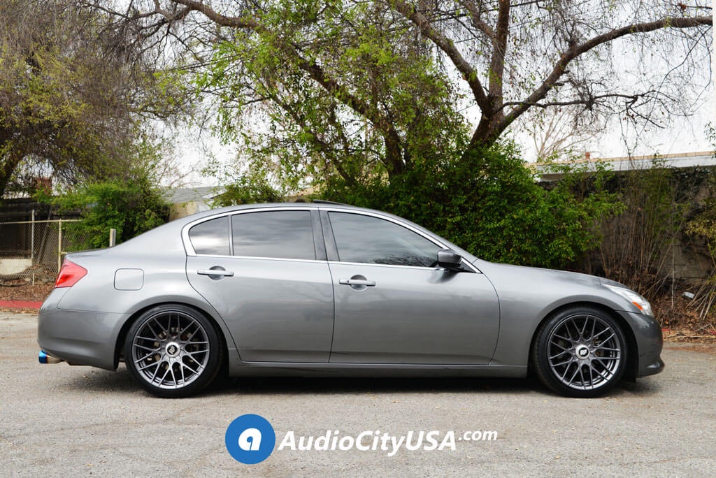 Infiniti G35/G37 with 19×8.5 and 19×10-inch Rotiform RSE