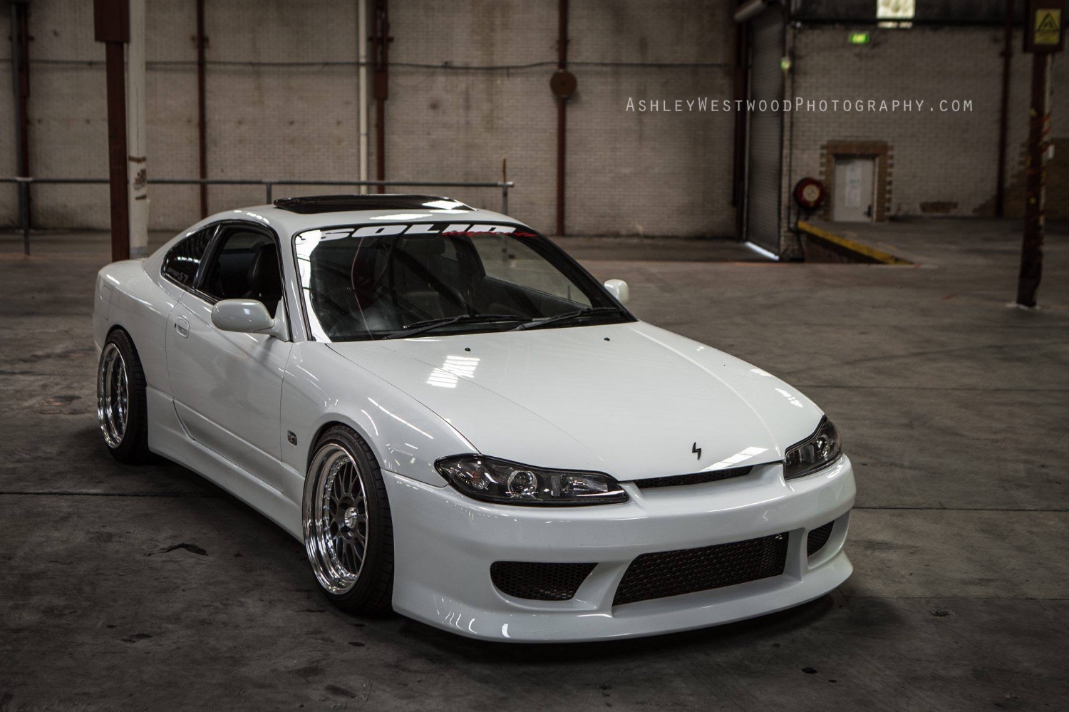 Nissan Silvia S15 with 18×9 and 18×10-inch Work MEISTER M1 3P