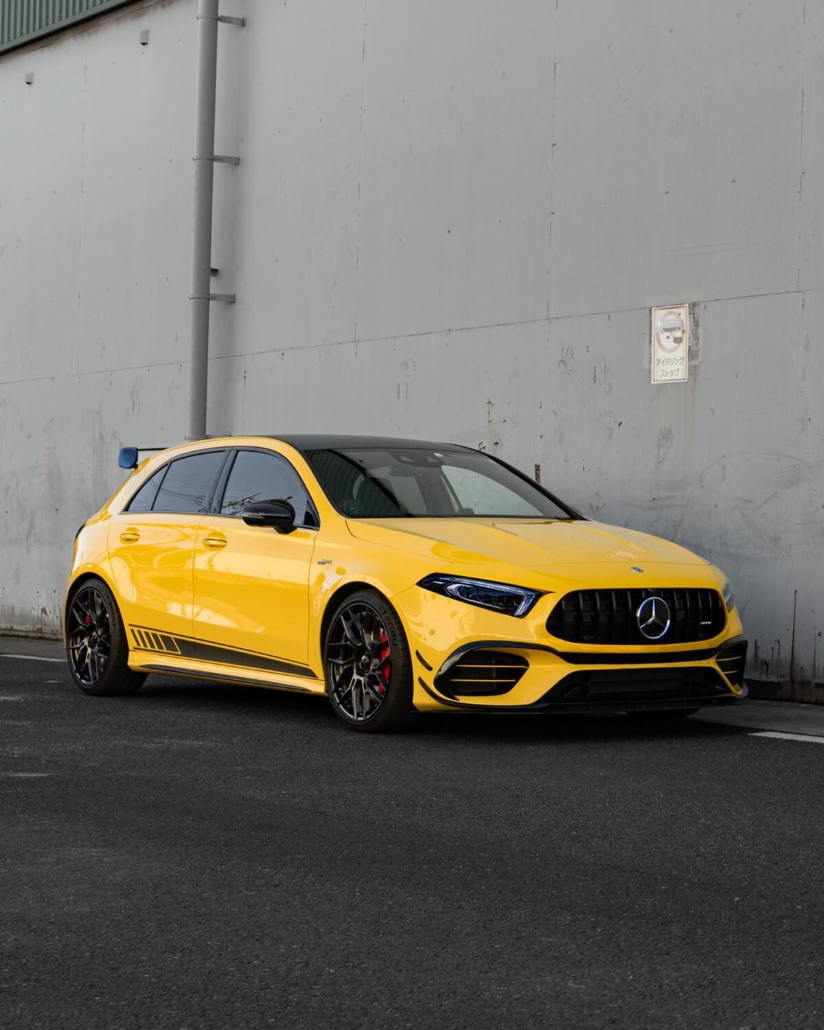 Mercedes-Benz A45 AMG W177 with 19×9-inch BC Forged HCA217S