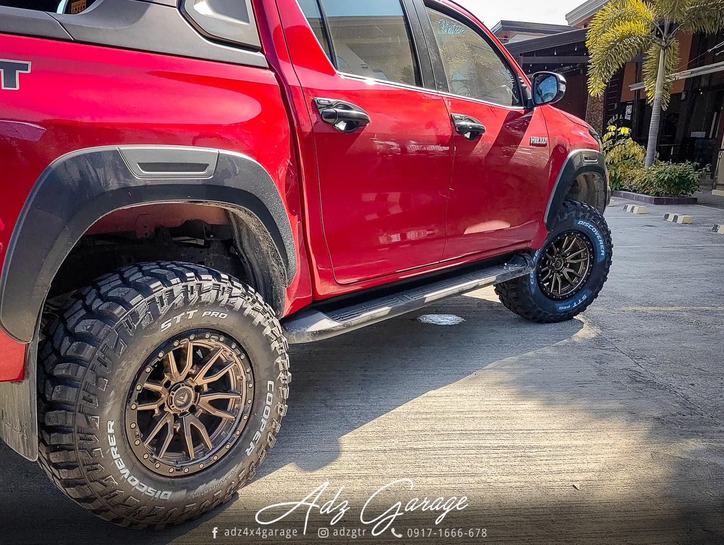 Toyota Hilux with 18×9-inch Fuel Off-Road Rebel 6 D681