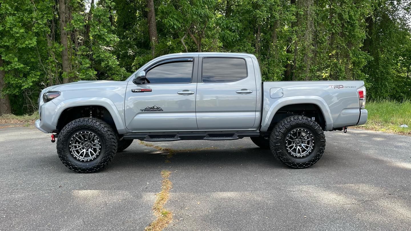 Toyota Tacoma with 17×9-inch Fuel Off-Road Rebel 6 D680