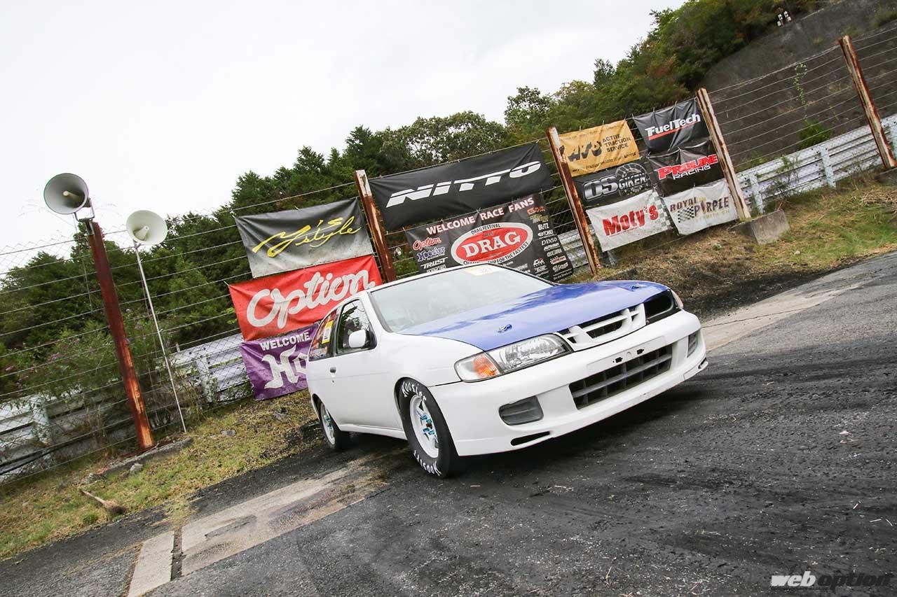 Nissan Pulsar modified with lightweight body and performance-oriented upgrades