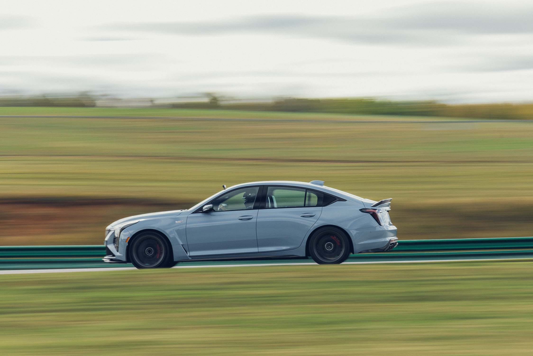 The Cadillac CT5-V Blackwing Precision Package Falls Just Short of the Four-Door Record at Lightning Lap — Again