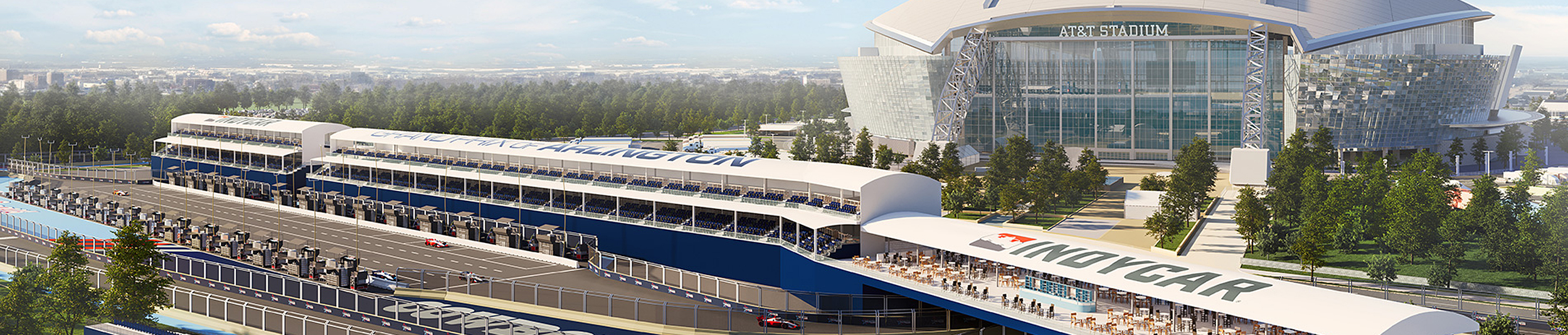 IndyCar Storms Arlington’s Stadium District