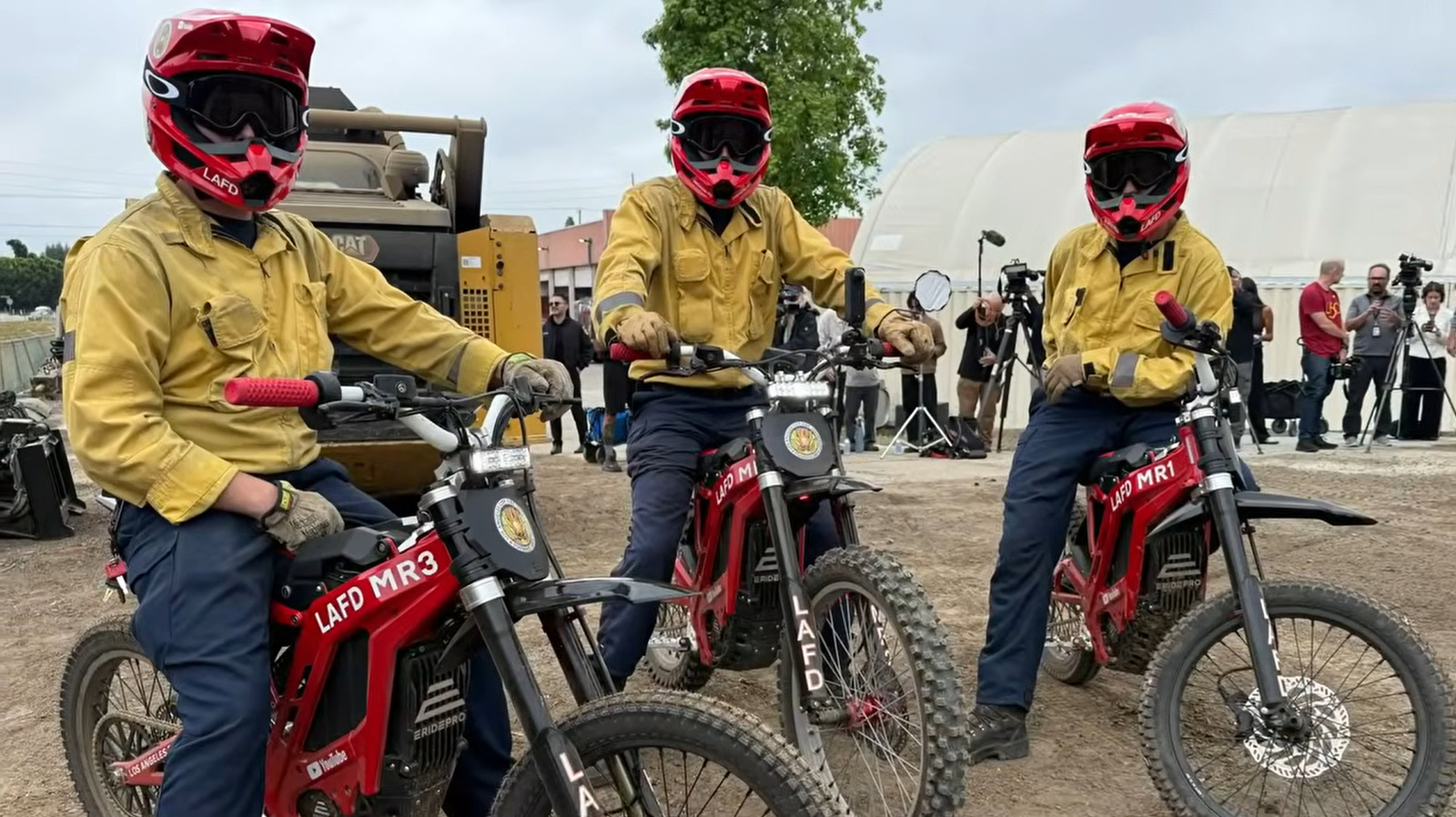 LA Firefighters Now Lane-Split on Electric Dirt Bikes