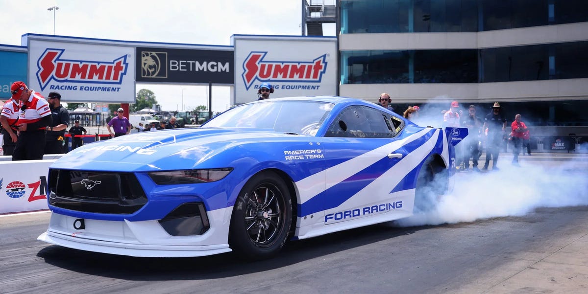 Ford’s Electric Cobra Jet Runs 6.76 at 222 MPH