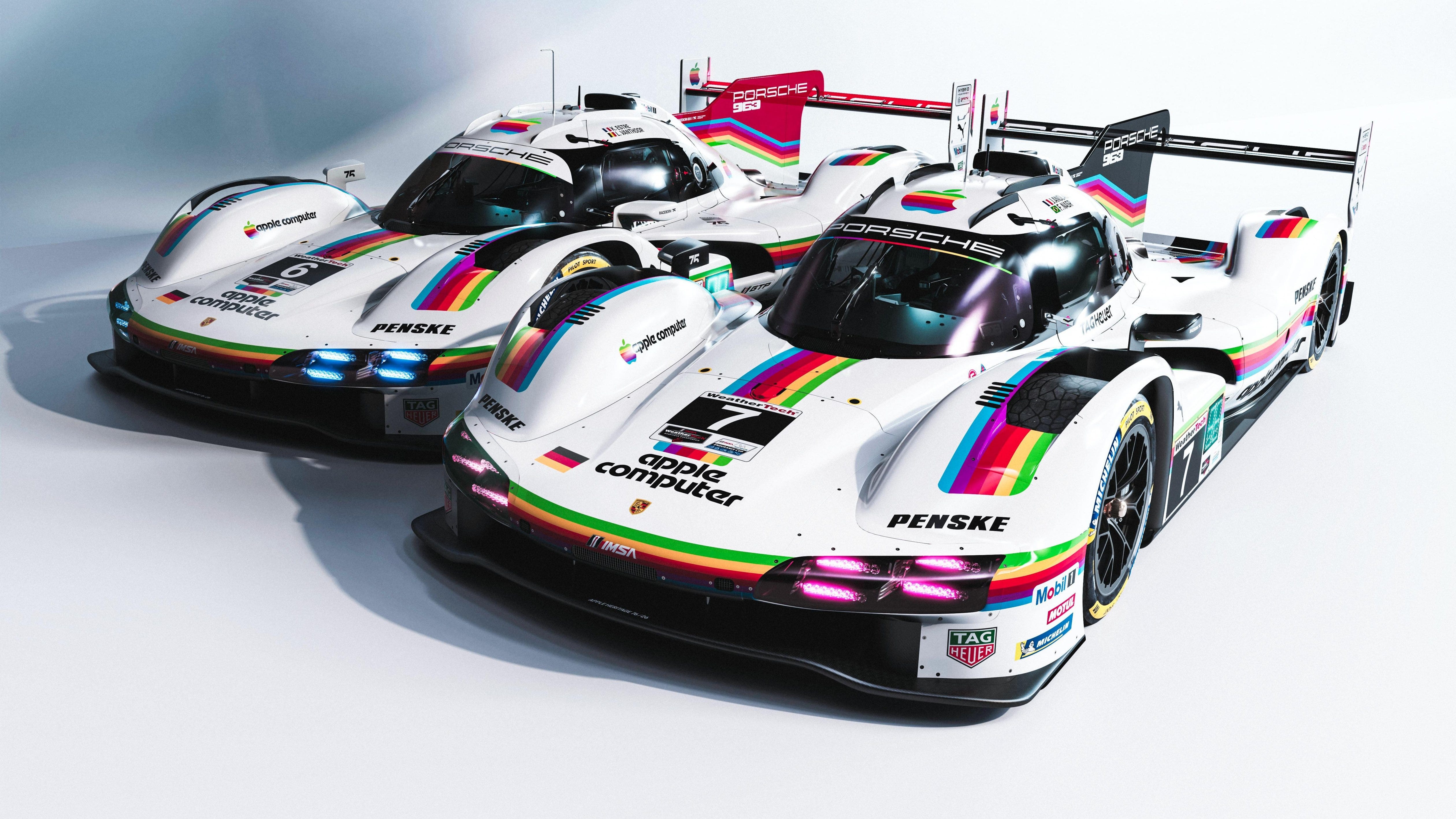 Apple’s Rainbow Porsche Is Back After 46 Years