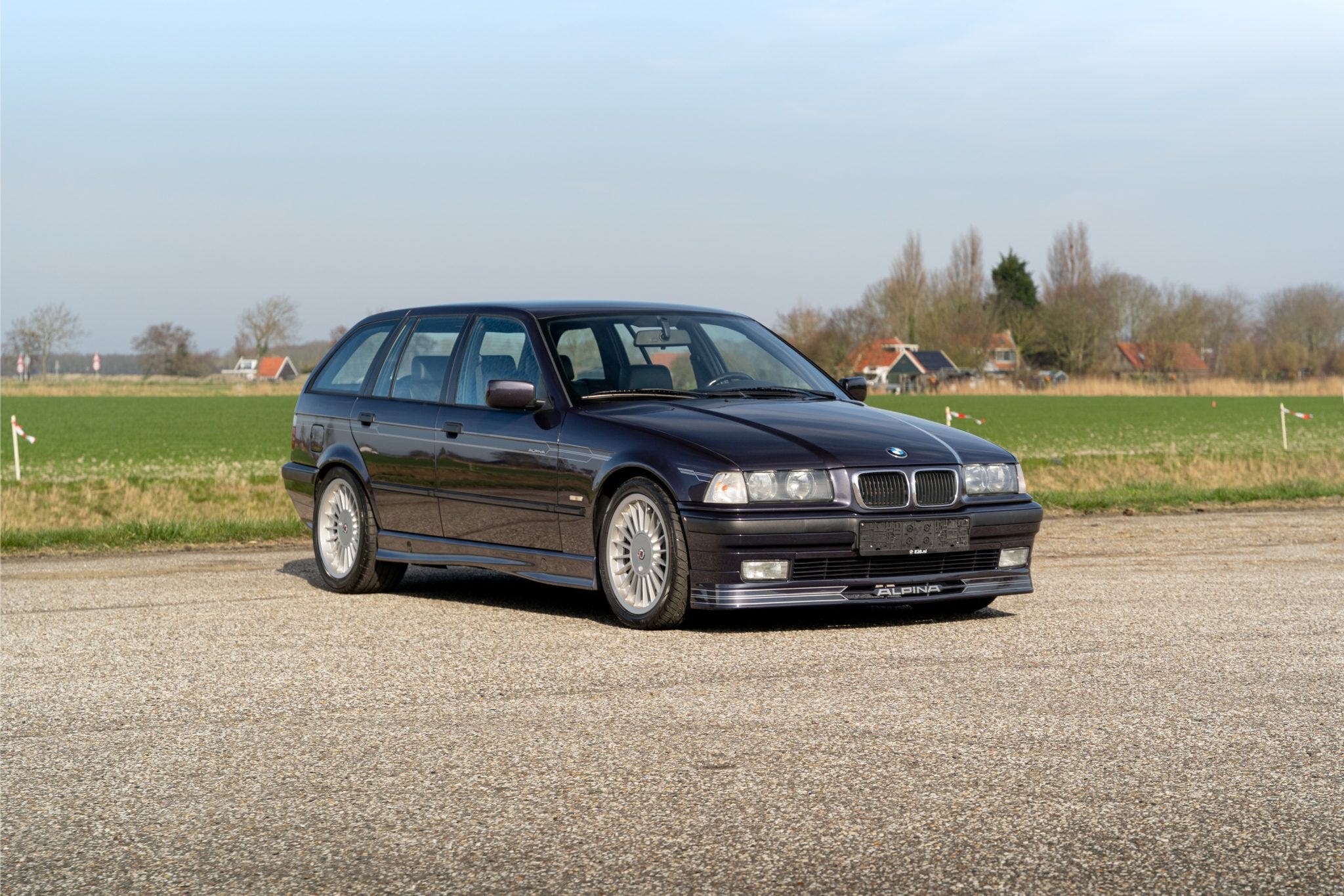 One of 27 Alpina B8 Wagons Hits Auction in Purple | Wheel Front